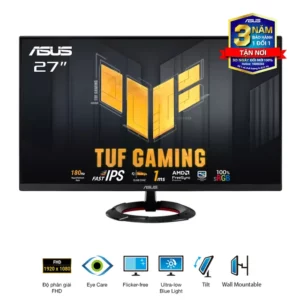 Màn hình ASUS TUF VG279Q3R (27 inch/FHD/IPS/180Hz/1ms/loa) (New)